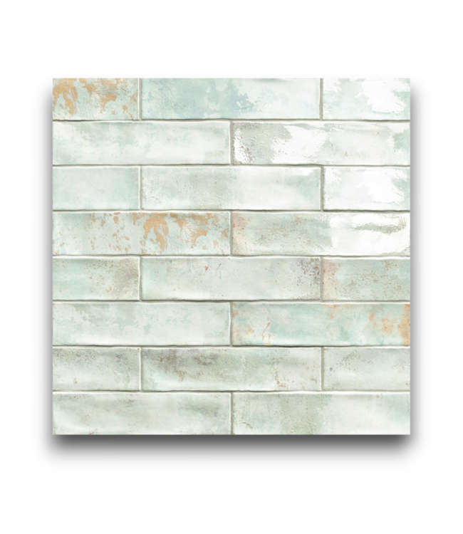 56322 Bayonne Green Ceramic Wall Tile (10 Boxes)