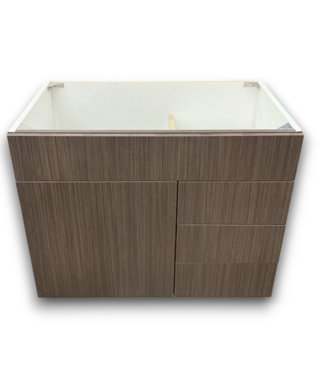 Bud's Warehouse 56324 Chestnut Heartwood Floating Vanity Base 36"