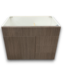 56324 Chestnut Heartwood Floating Vanity Base 36"