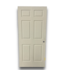 56328 36 X 80 Primed 6 Panel Interior Door Slab