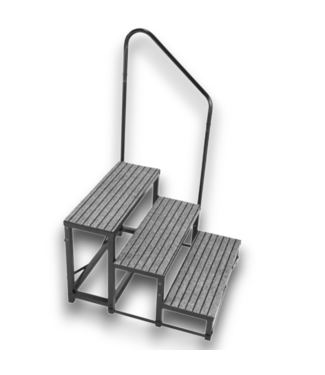 Bud's Warehouse 56338 Heavy Duty Rv Steps With Handrail