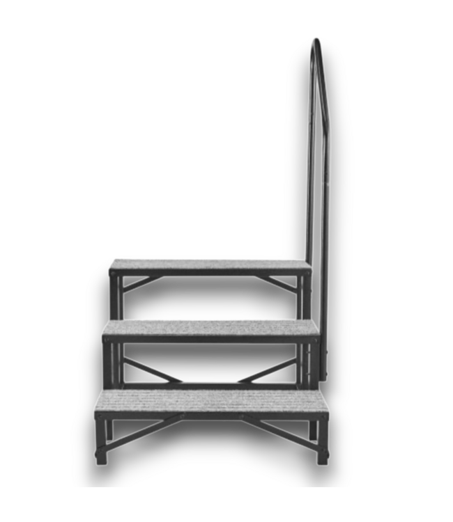 56338 Heavy Duty Rv Steps With Handrail