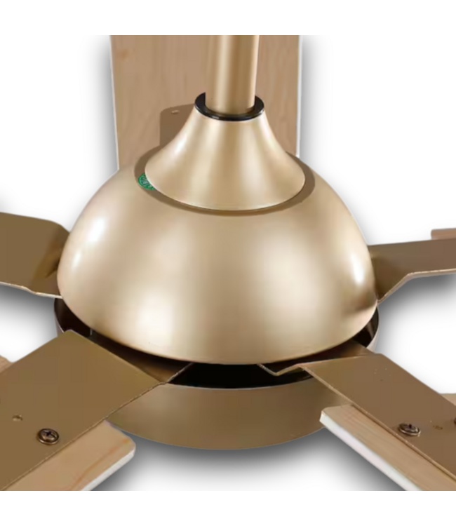 56339 Satin Gold Ceiling Fan W/led Light 52"
