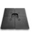 56342 Black Square Patio Umbrella Base 4-tiles