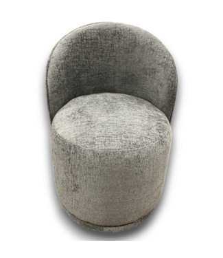 Bud's Warehouse 56345 Gray Chenille Accent Chair