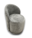 56345 Gray Chenille Accent Chair