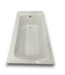 56348 White Alcove Soaking Bathtub Lh