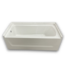 56348 White Alcove Soaking Bathtub Lh