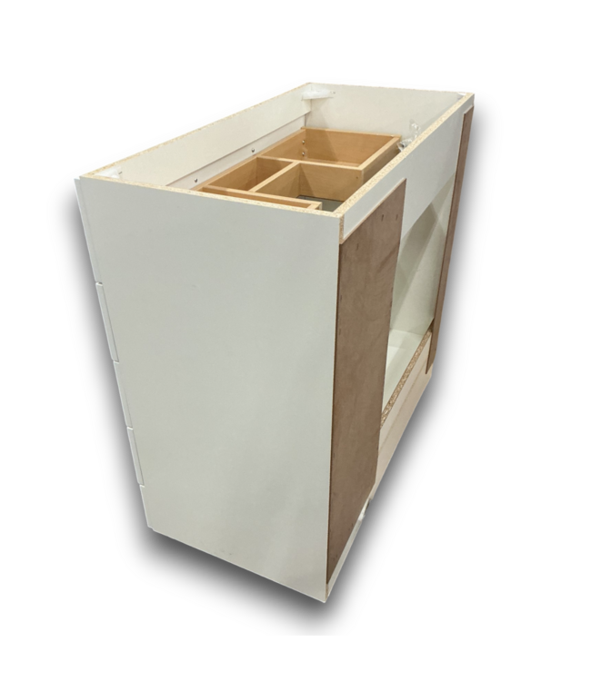 56349 36” White Bathroom Vanity With Drawers