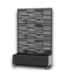 56350 Black Metal Planter With Trellis 47" X 72"
