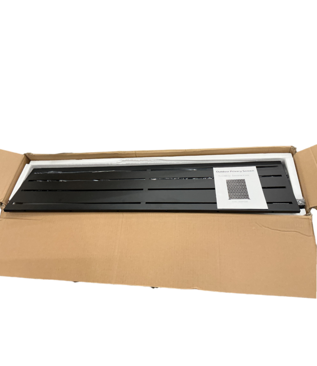 56350 Black Metal Planter With Trellis 47" X 72"