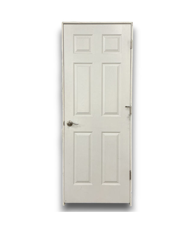56352 30 X 80 Prehung White Interior 6 Panel Door