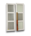 56354 48 X 80 Double 3 Lite White Sliding Doors