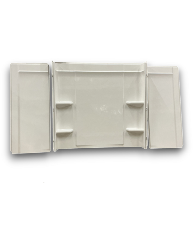 56355 Ensemble Medley White 3-piece Bathtub Wall Panel Kit