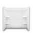 56355 Ensemble Medley White 3-piece Bathtub Wall Panel Kit