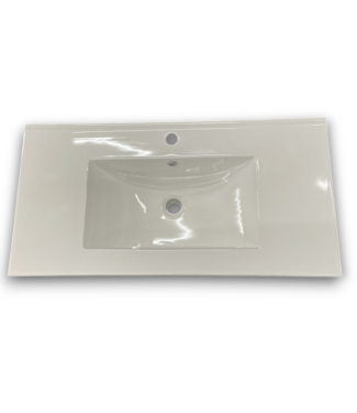 Bud's Warehouse 56364 White Ceramic Sink Top 36"