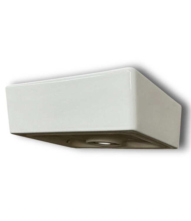 56370 28 “ White Rectangular Vessel Sink