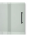 56382 Premise Matte Black Frameless Clear With Privacy Band Sliding Shower Door