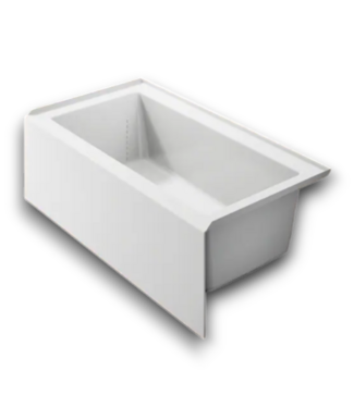 Bud's Warehouse 56383 32 X 60 White Acrylic Soaking Bathtub