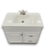 56387 Crisp White Vanity With Top 37"