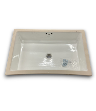 Bud's Warehouse 56390 Kathryn Vitreous China Undermount Bathroom Sink