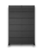 56391 Black Steel Privacy Screen 47" X 72"