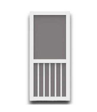 Bud's Warehouse 56392 32 X 80 White Solid Vinyl Screen Door
