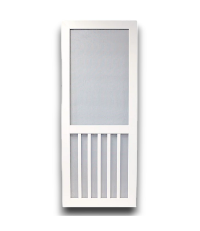56396 32 X 80 White Single Hinged Screen Door