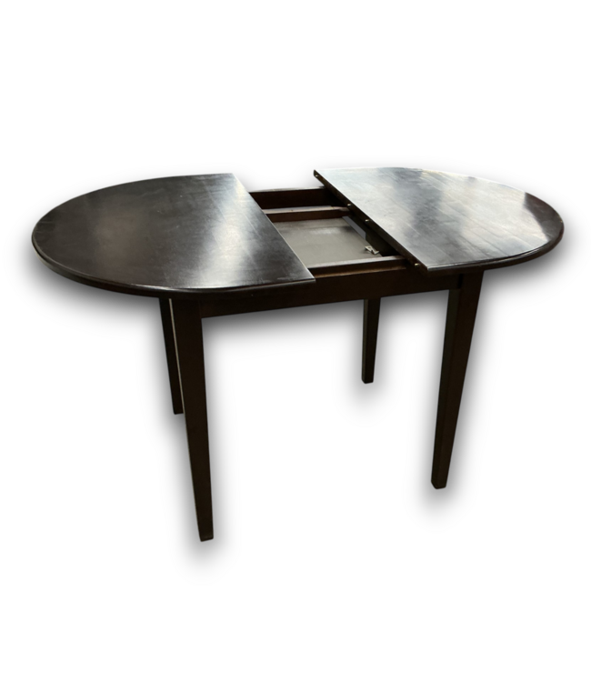 56397 Oval Espresso Wood Dining Table