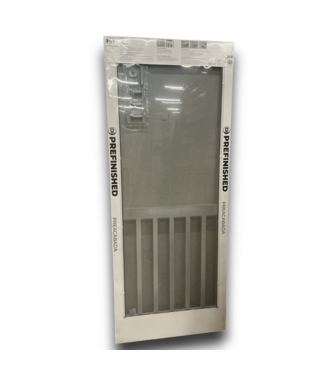 Bud's Warehouse 56396 32 X 80 White Single Hinged Screen Door