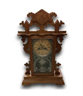 Bud's Warehouse 56399 Vintage Kitchen Shelf Mantel Clock