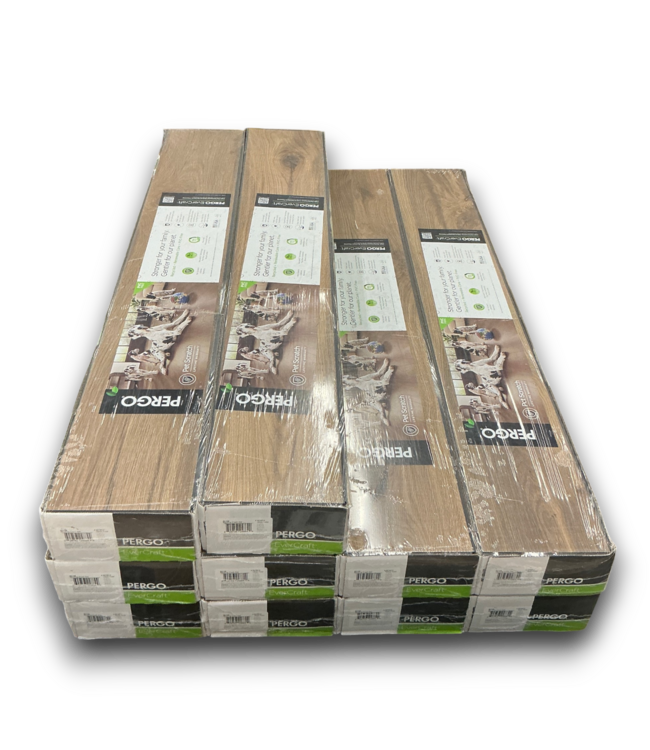 56378 Evercraft Winding Creek Oak Hybrid Resilient Flooring 10 Boxes