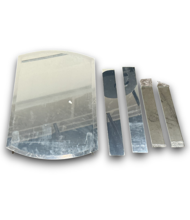 56384 31 X 20 Glass Curved Mirror Medicine Cabinet