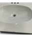 56400 White Cultured Marble Bathroom Vanity Sink Top