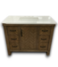 56405 Javiar Spruce Antique Brown Finish Bathroom Vanity With Top