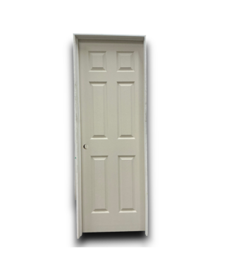 Bud's Warehouse 56407 6-panel Solid Core Rh Prehung Interior Door