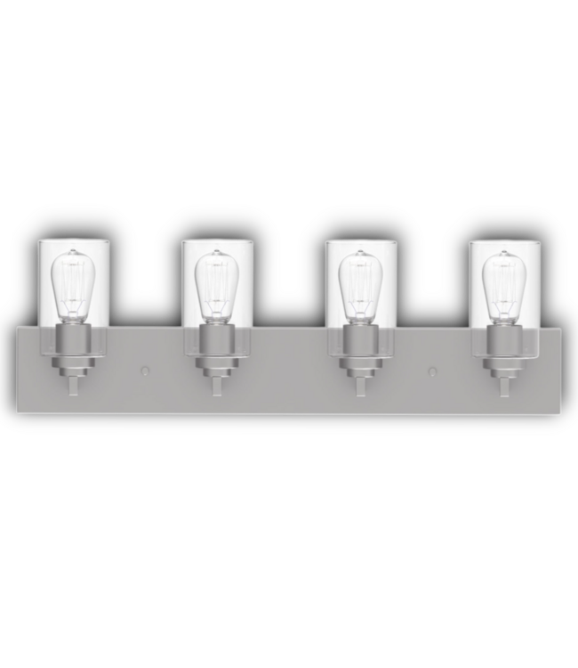 56408 Killian 4-light Brushed Nickel Bathroom Vanity Light