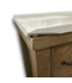 56405 Javiar Spruce Antique Brown Finish Bathroom Vanity With Top
