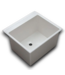 56415 1-basin White Drop-in Laundry Sink
