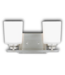 56422 Brushed Nickel 2-light Vanity Light
