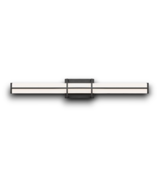 Bud's Warehouse 56424 Black 1-light Modern Led Vanity Light
