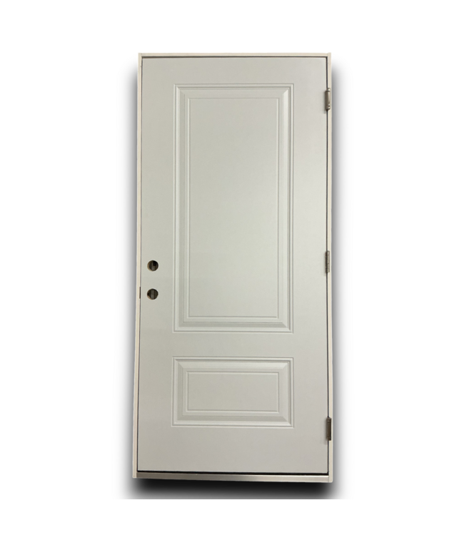 56428 Steel 2-panel Left Hand Prehung Exterior Door