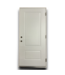56428 Steel 2-panel Left Hand Prehung Exterior Door