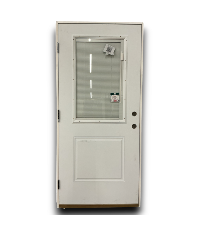 56429 1/2 Lite Rh Prehung Exterior Door W/blinds