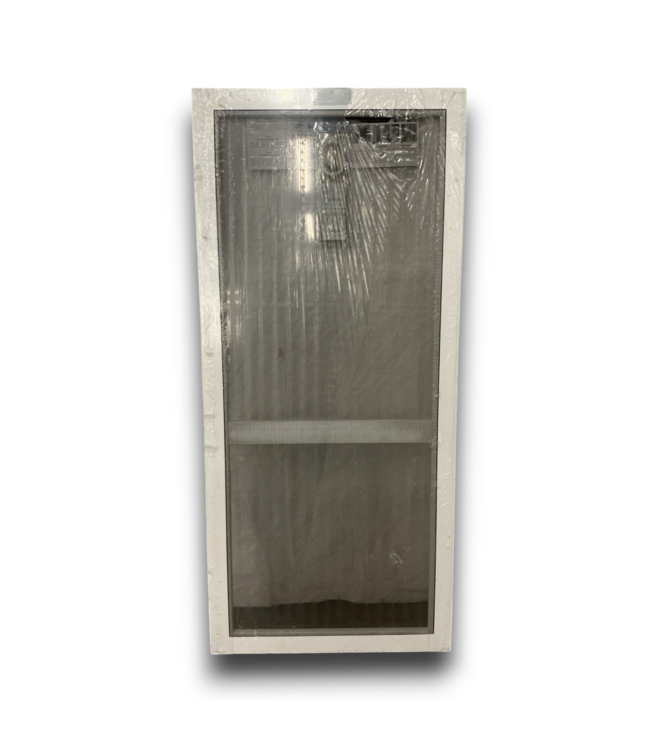 56435 36 X 80 White Single Hinged Vinyl Screen Door