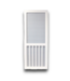 56440 36 X 80 White Single Hinged Screen Door