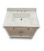 56441 Linen White Single Vanity W/stone Top 30"