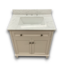 56441 Linen White Single Vanity W/stone Top 30"