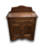 56446 Antique Wooden Commode Cabinet 31"