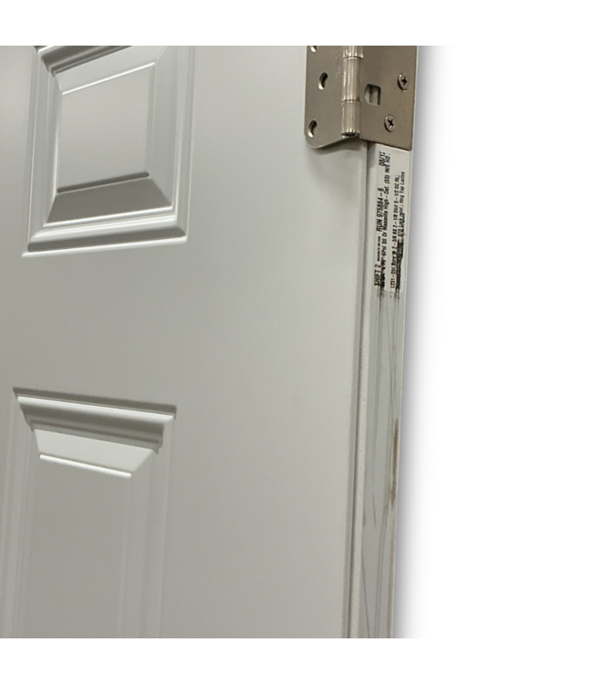 56448 36 X 79 White. 6 Panel Exterior Door Slab